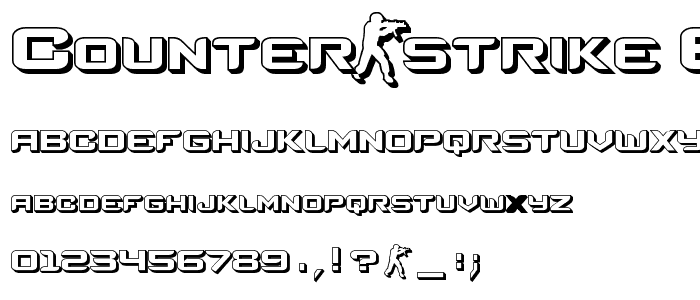 counter strike font